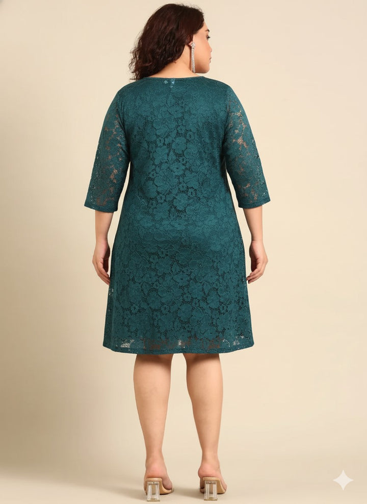 Emerald Lace Dress