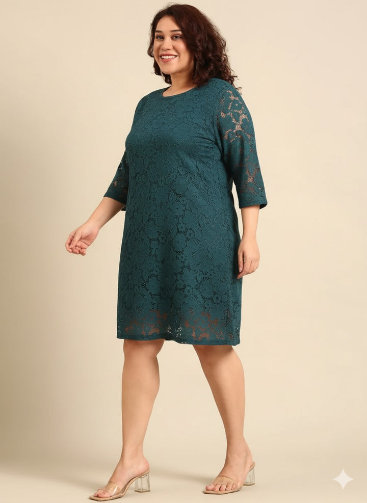 Emerald Lace Dress