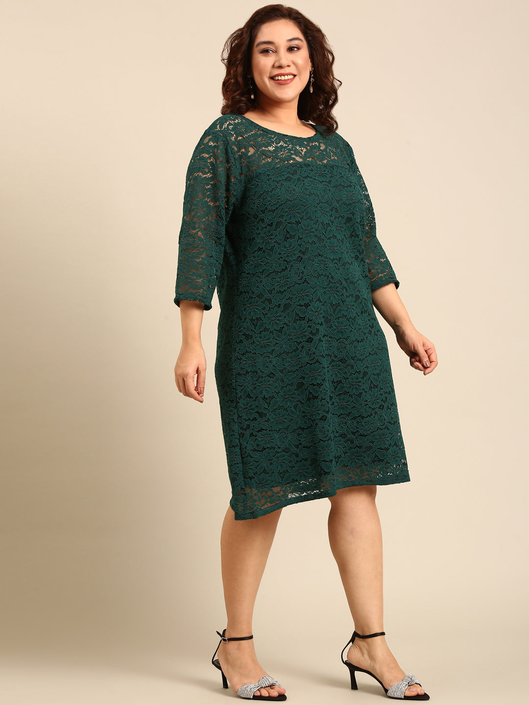 Emerald Lace Dress