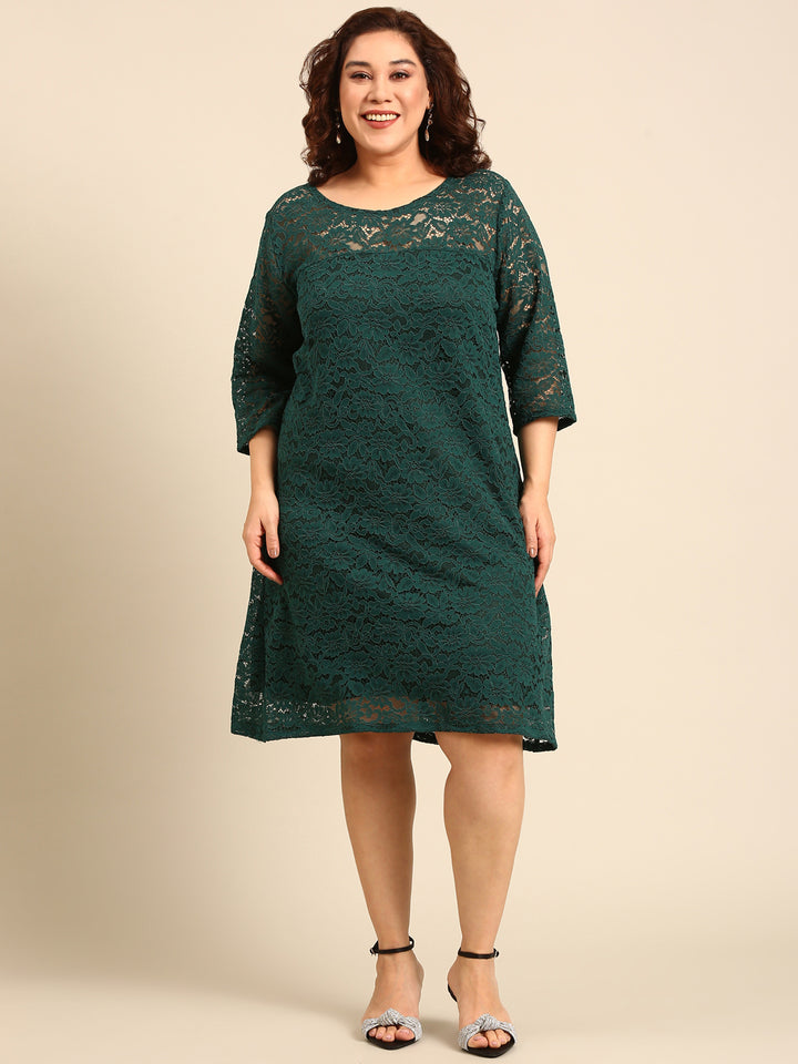 Emerald Lace Dress