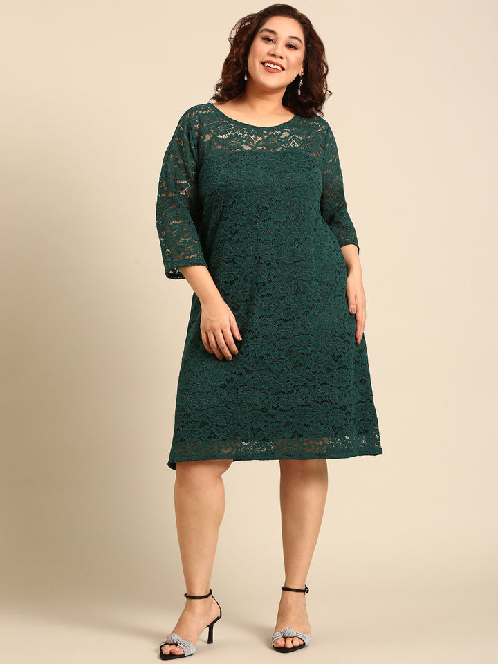 Emerald Lace Dress