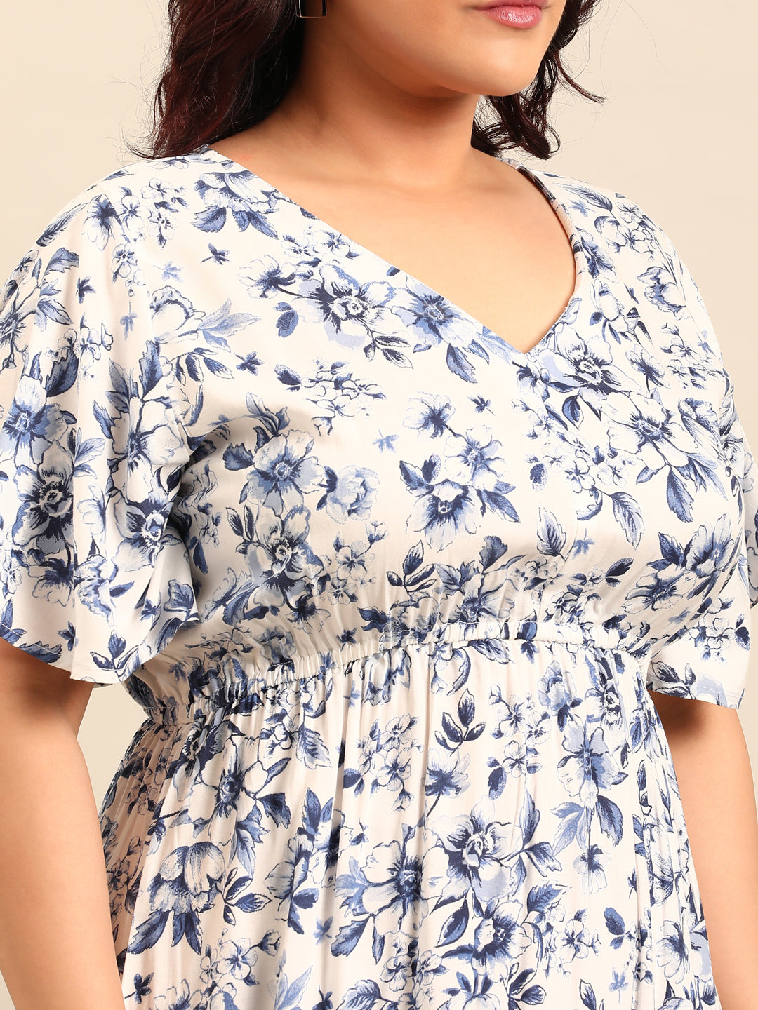 Rose Printed Dress