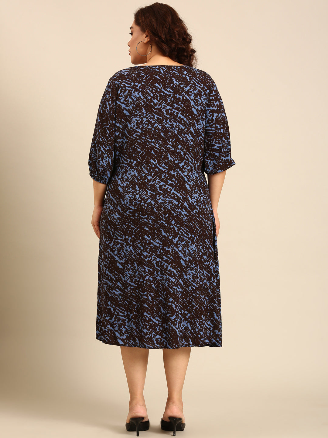 Classic Printed Maxi Dress