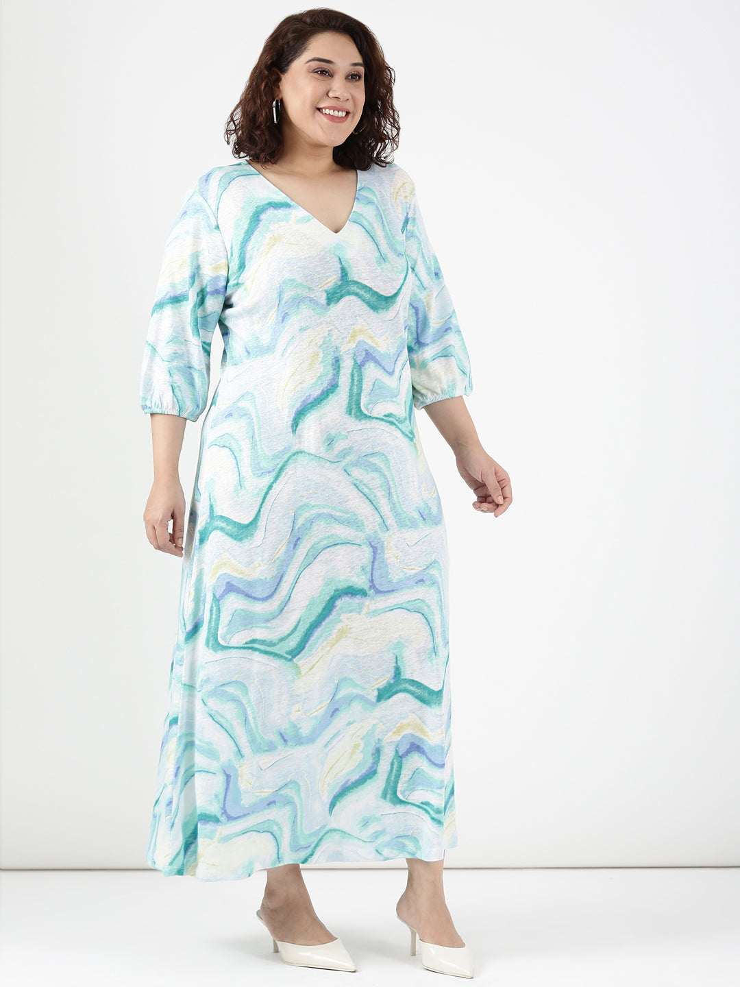 Blue Marble Dress
