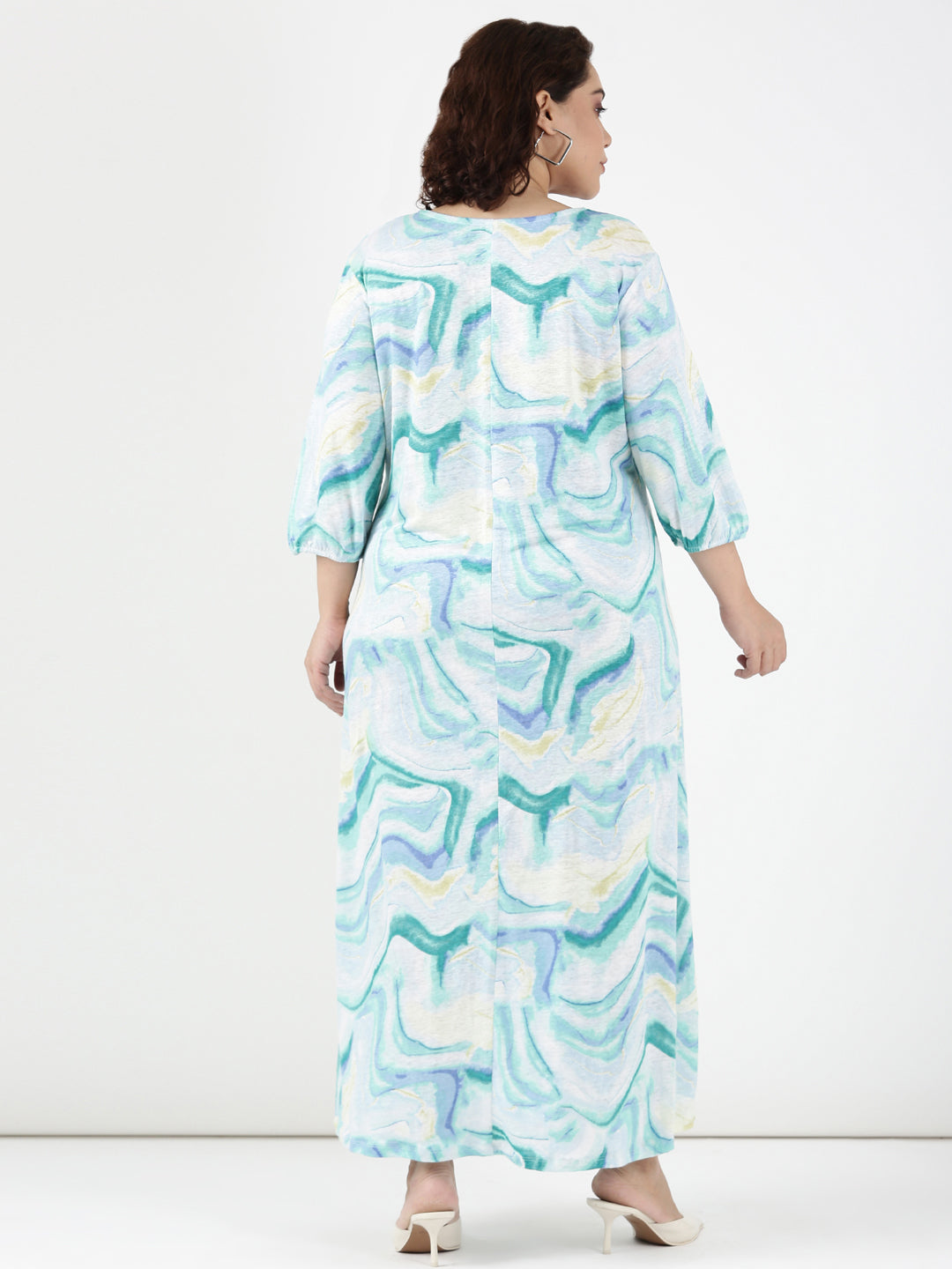 Blue Marble Dress