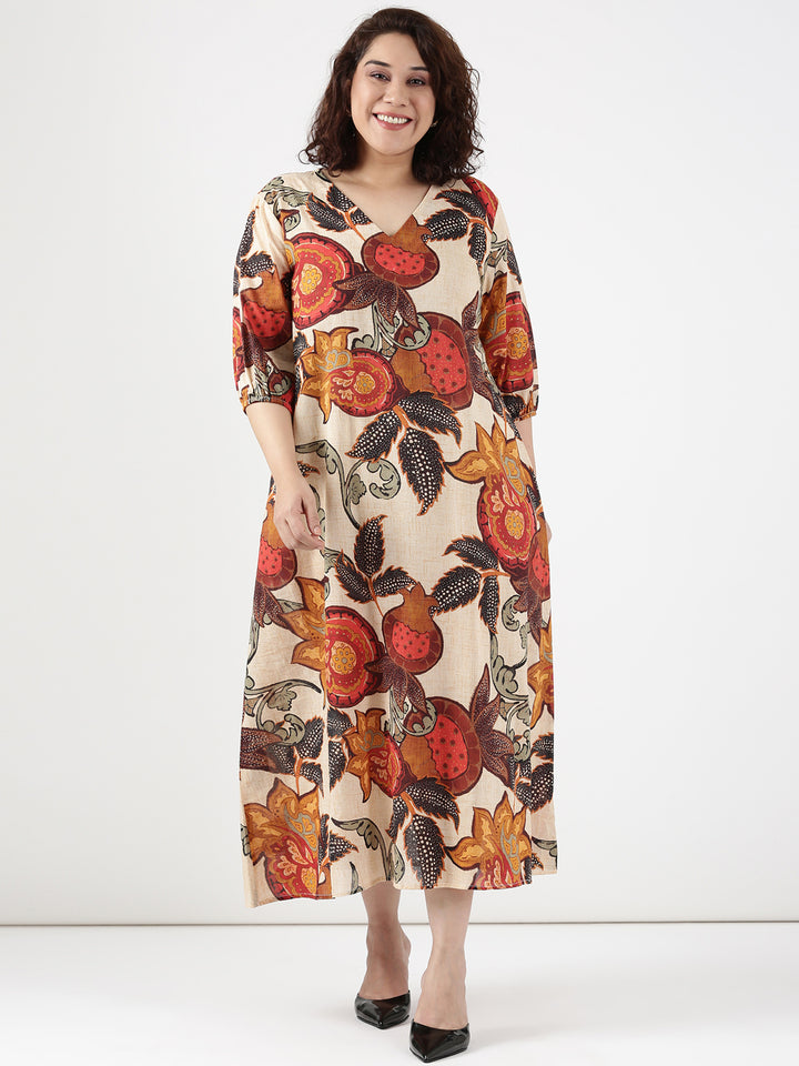 Cotton Printed Dress