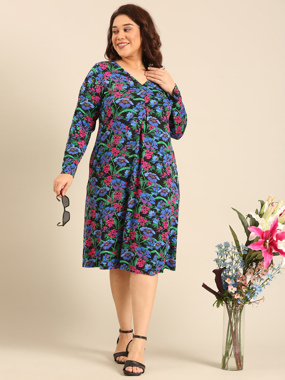 Multi Floral Dress