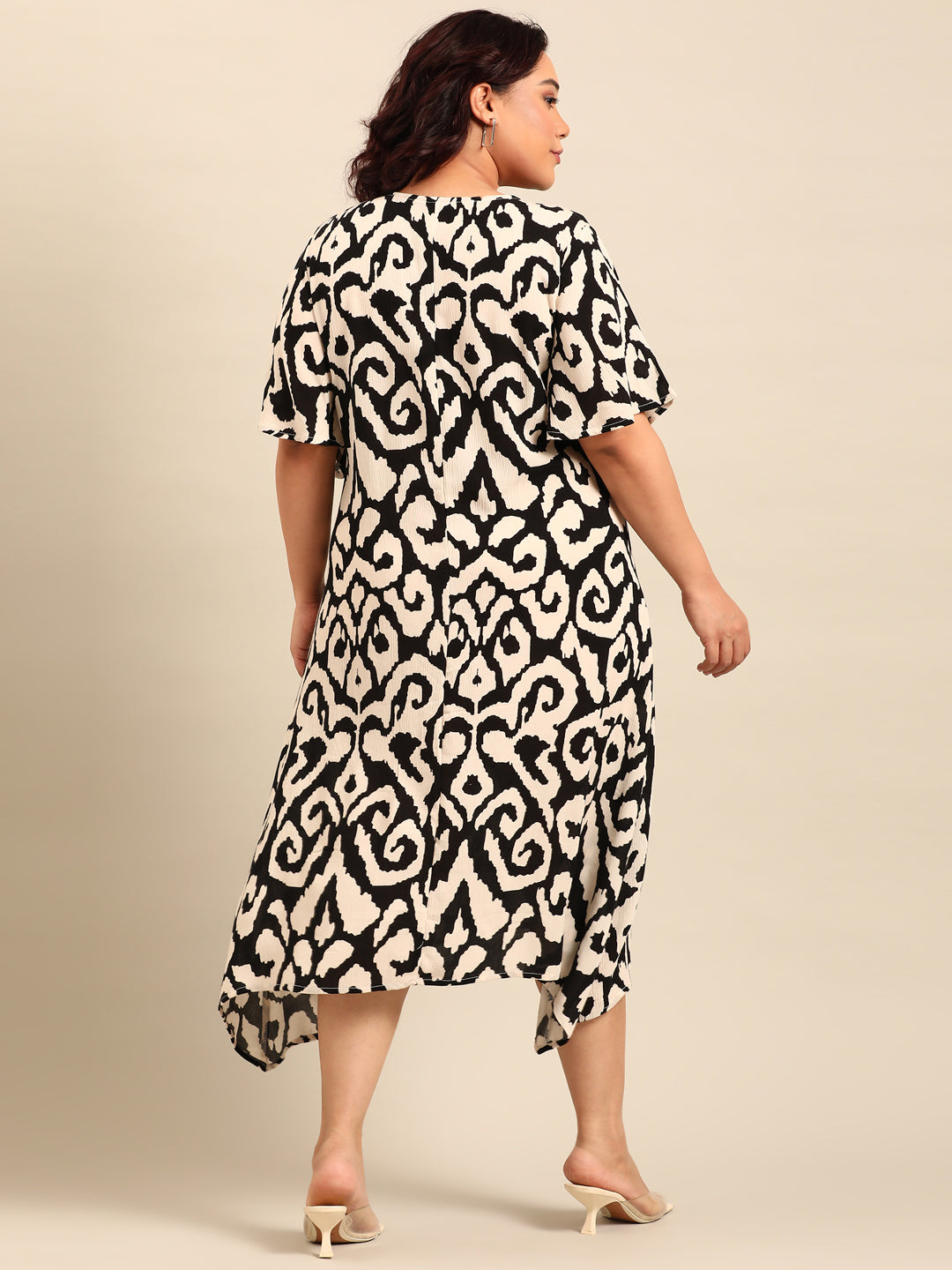 Abstract Print Aline Dress