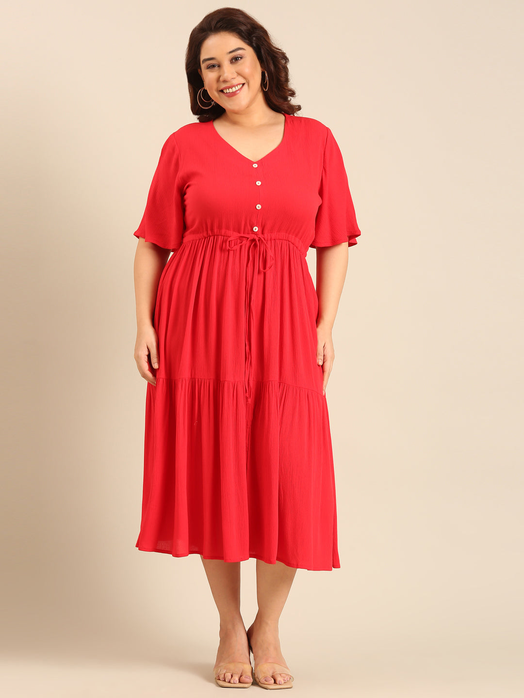 Plus Size Red Dress