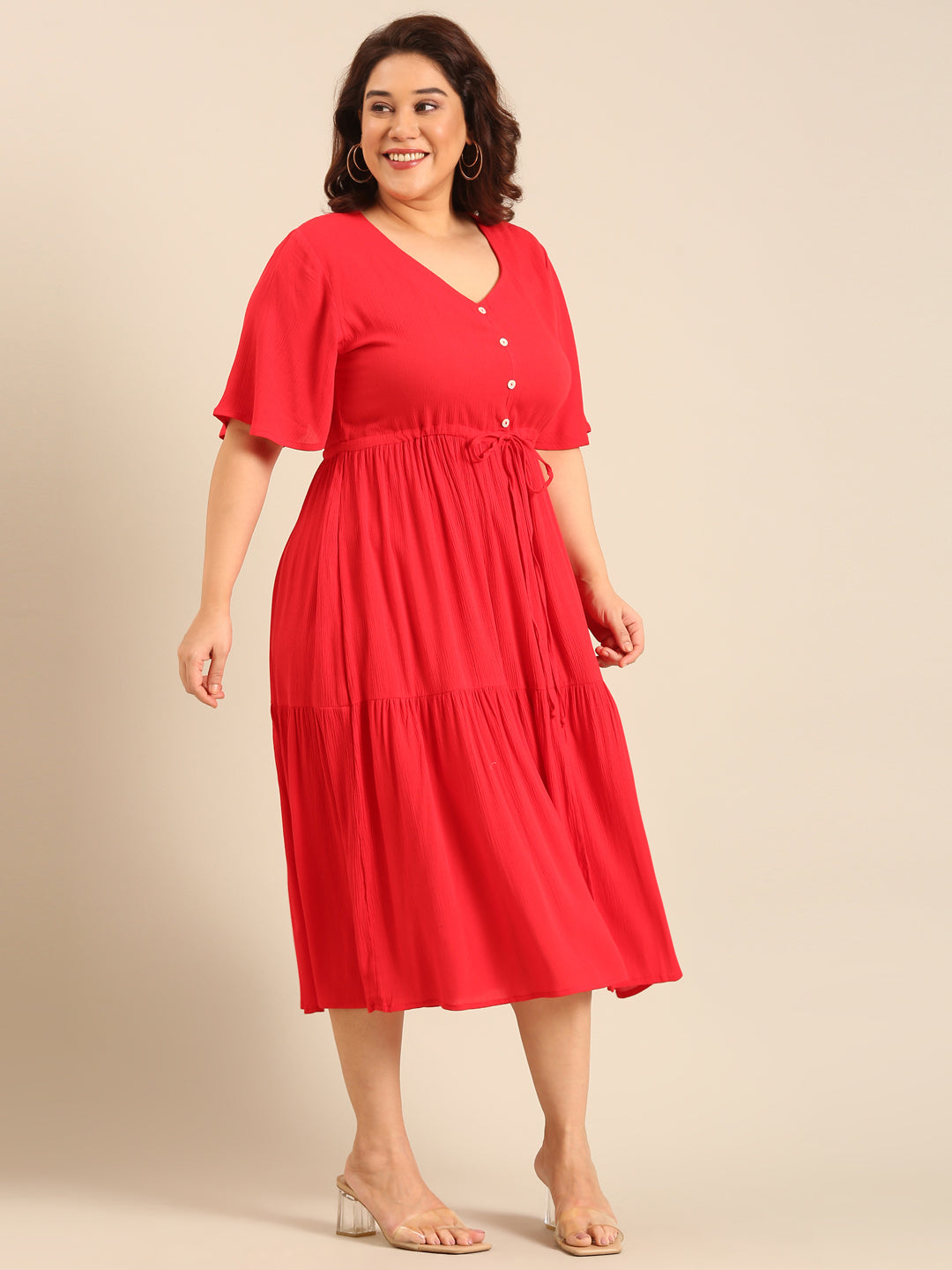 Plus Size Red Dress