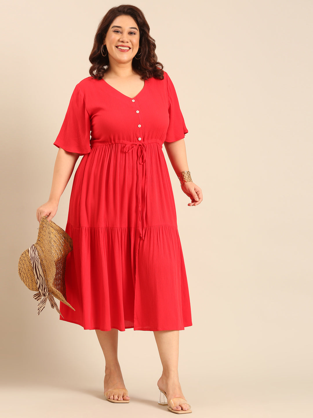 Plus Size Red Dress