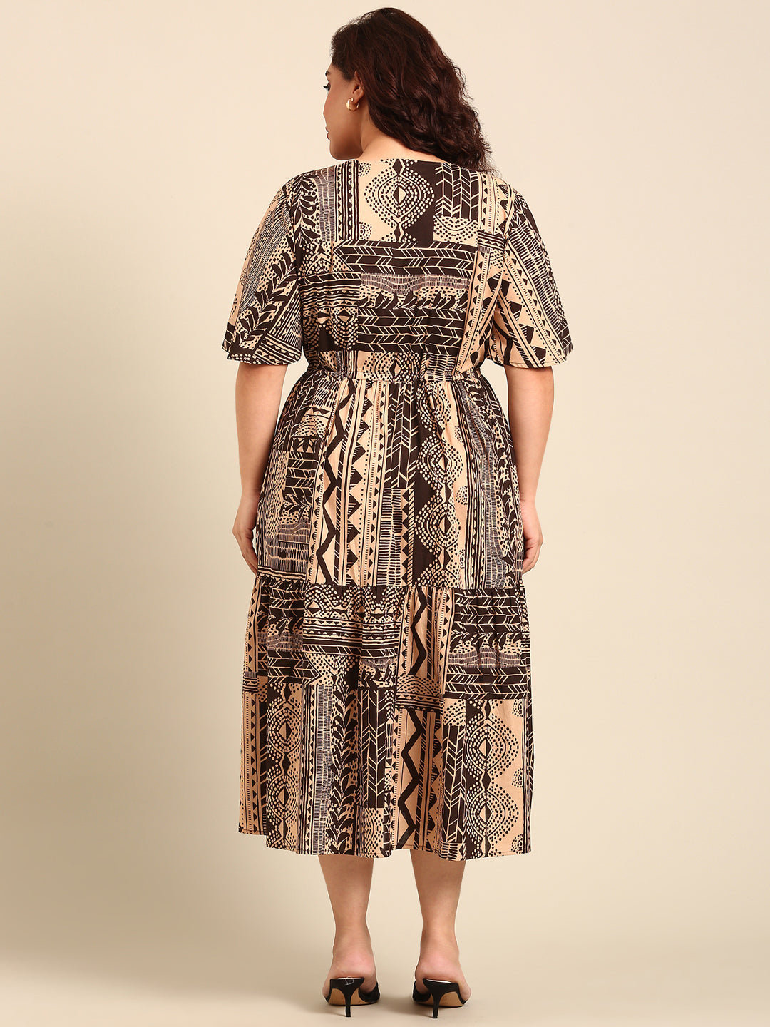 Ethnic Printed Cotton Dress