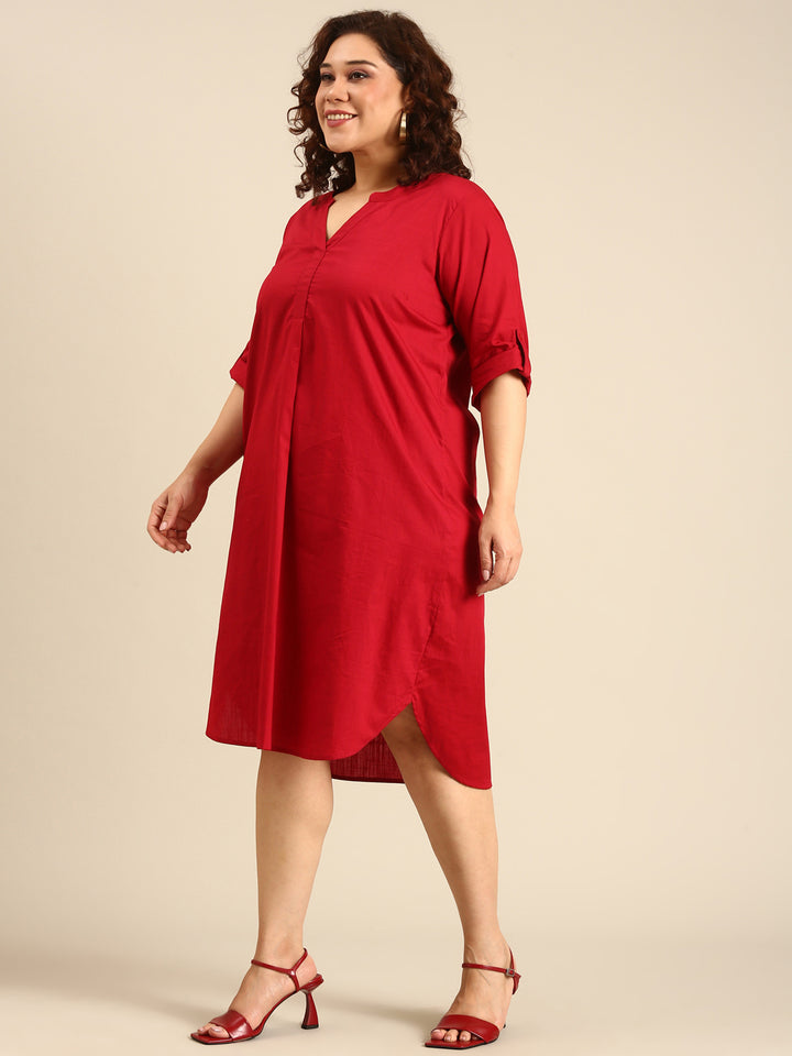 Cotton Midi Dress