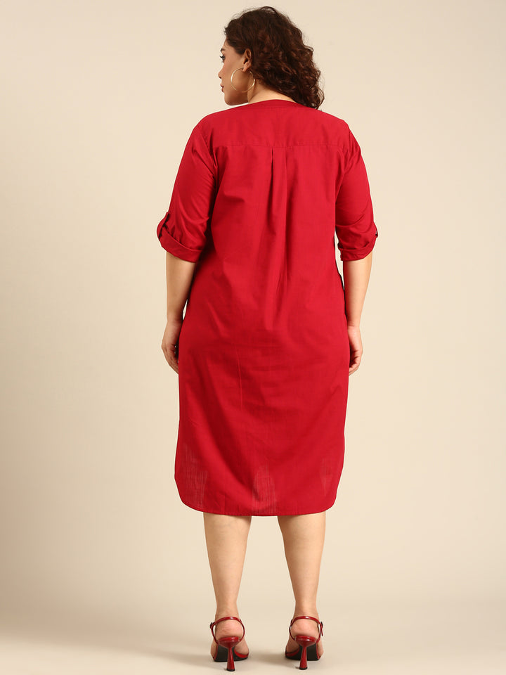 Cotton Midi Dress