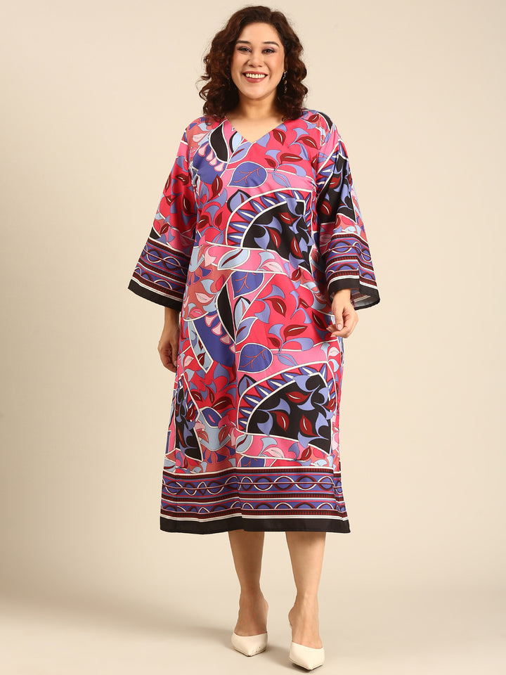 Abstract Printed  Dress