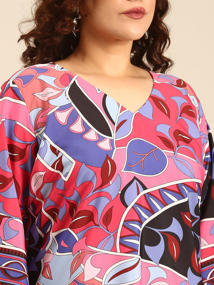 Abstract Printed  Dress