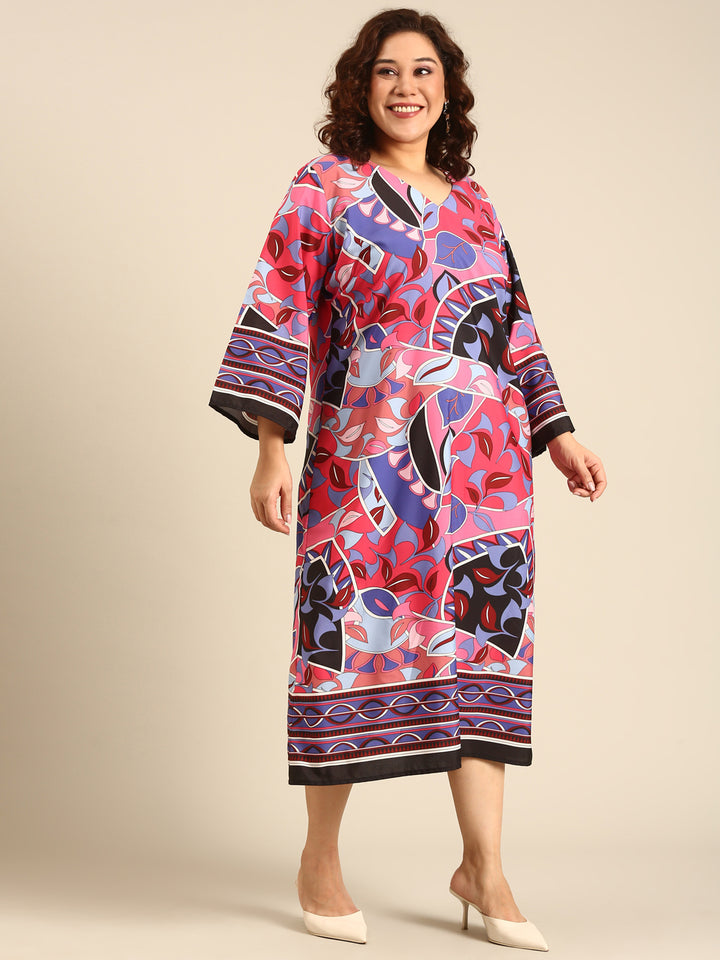 Abstract Printed  Dress