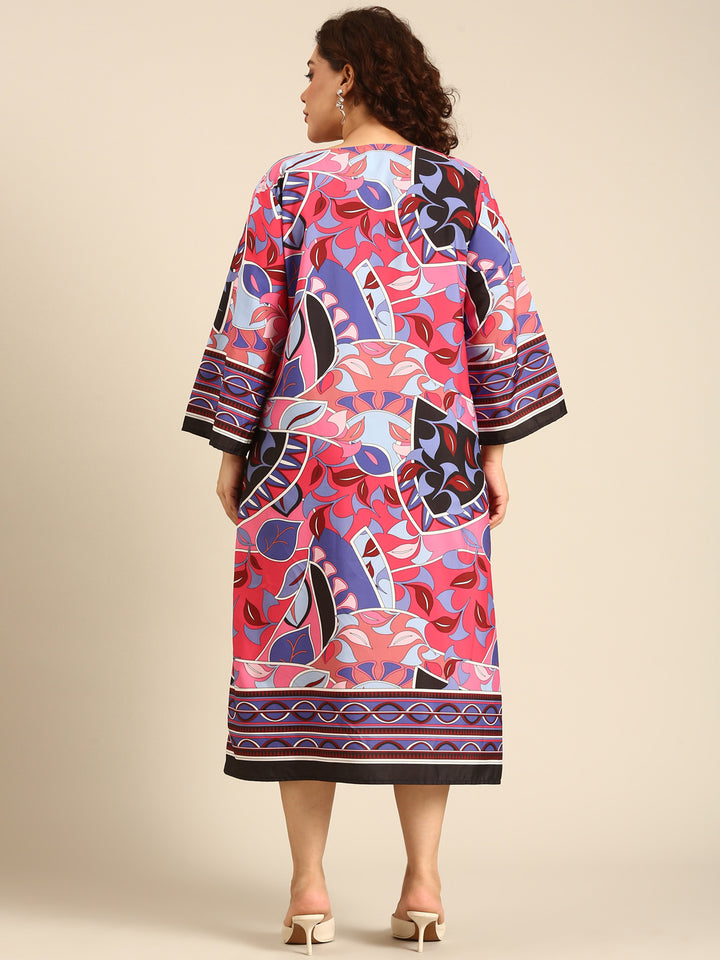 Abstract Printed  Dress
