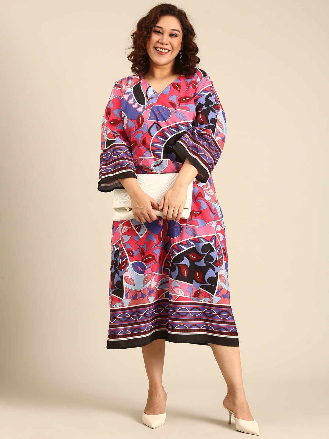 Abstract Printed  Dress