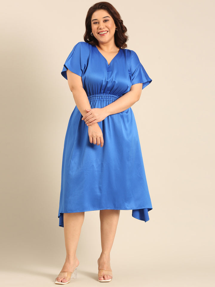 Smocking Cobalt Dress