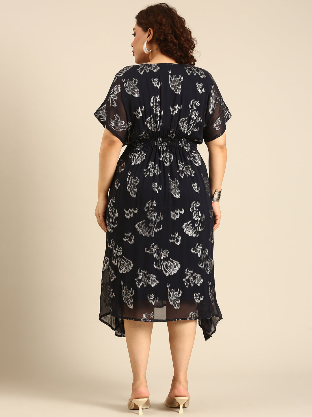 Navy Smocking Dress