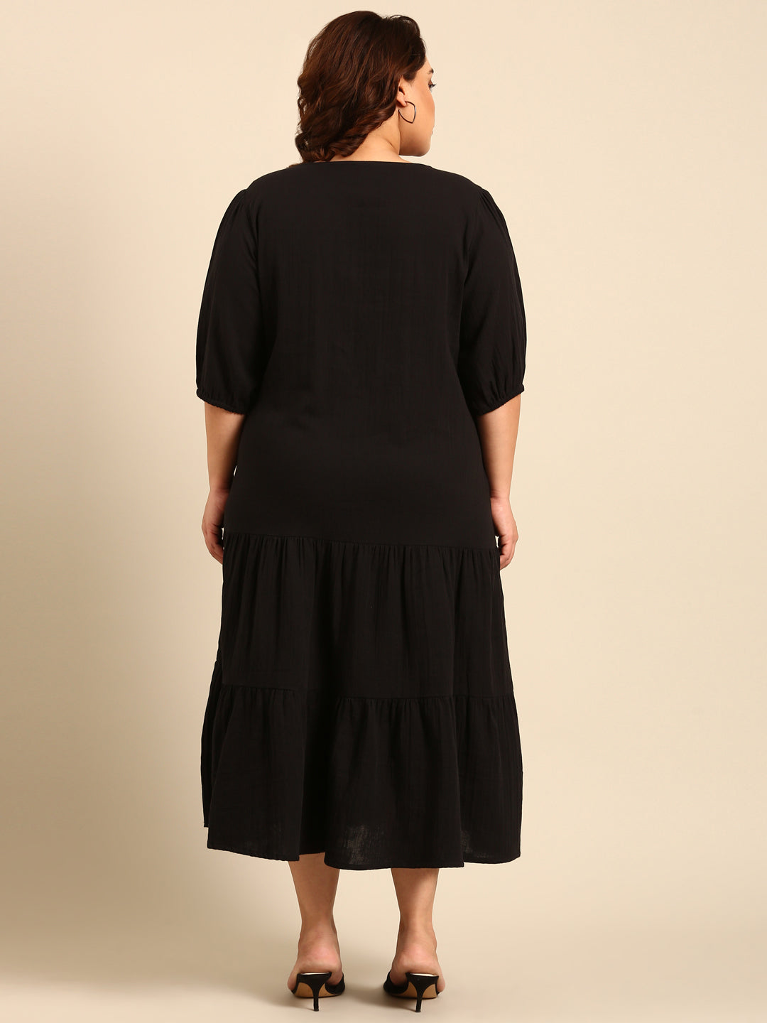 Black Yoke Dress