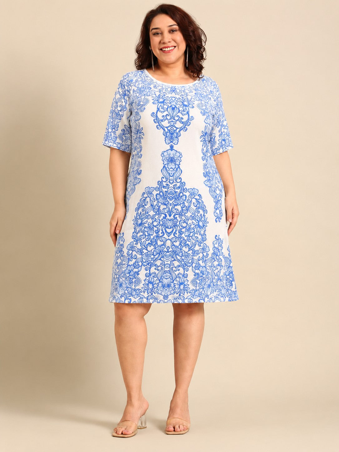 Floral Print Sheath Dress