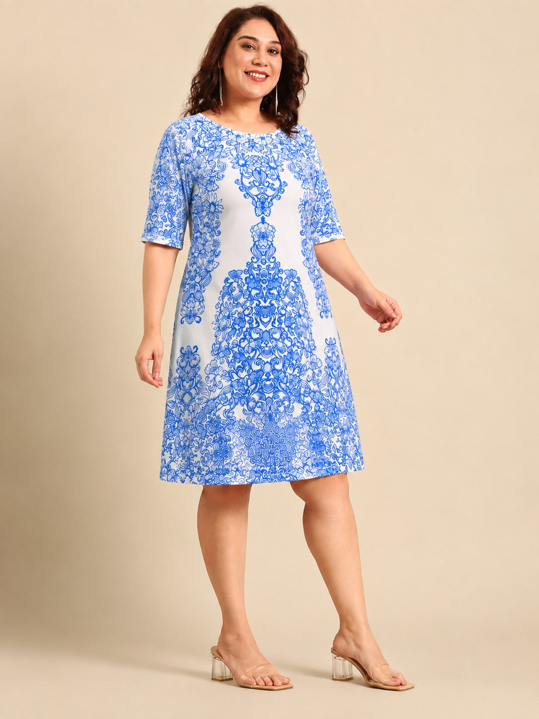 Floral Print Sheath Dress
