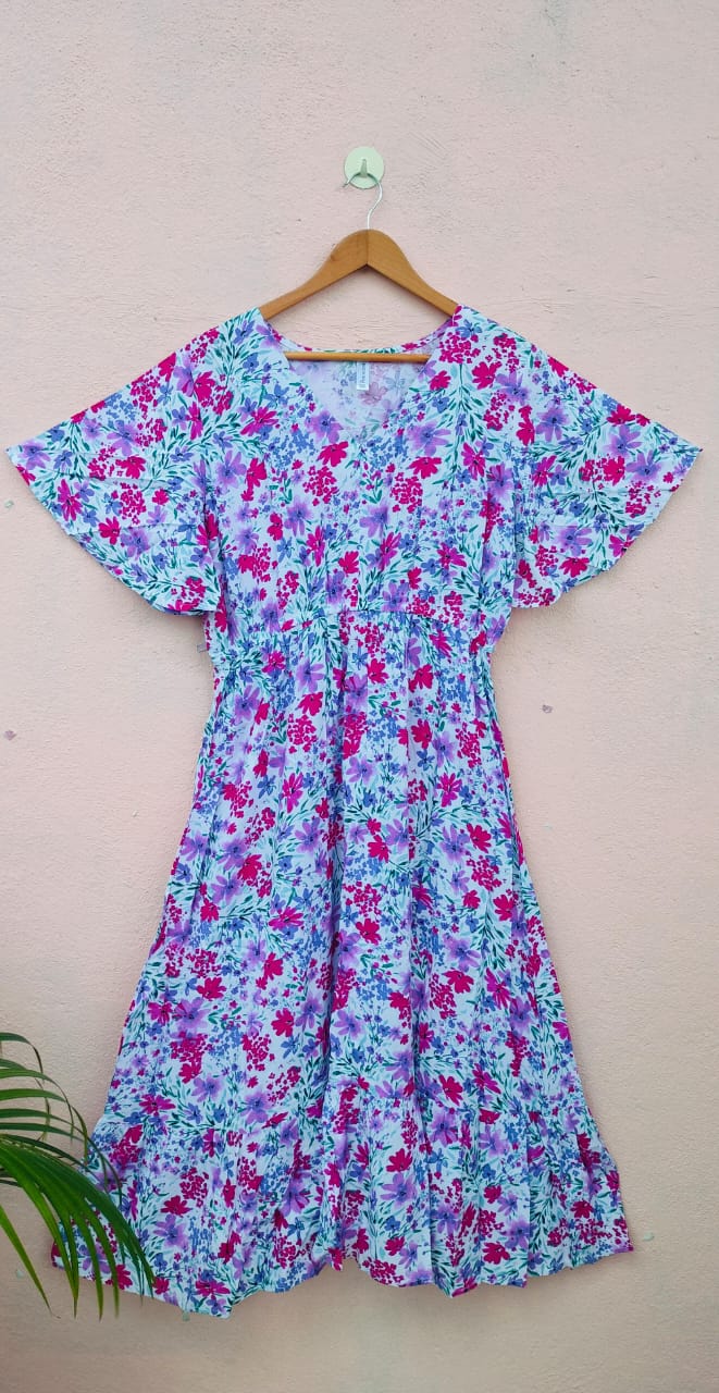 Floral Smocking Dress