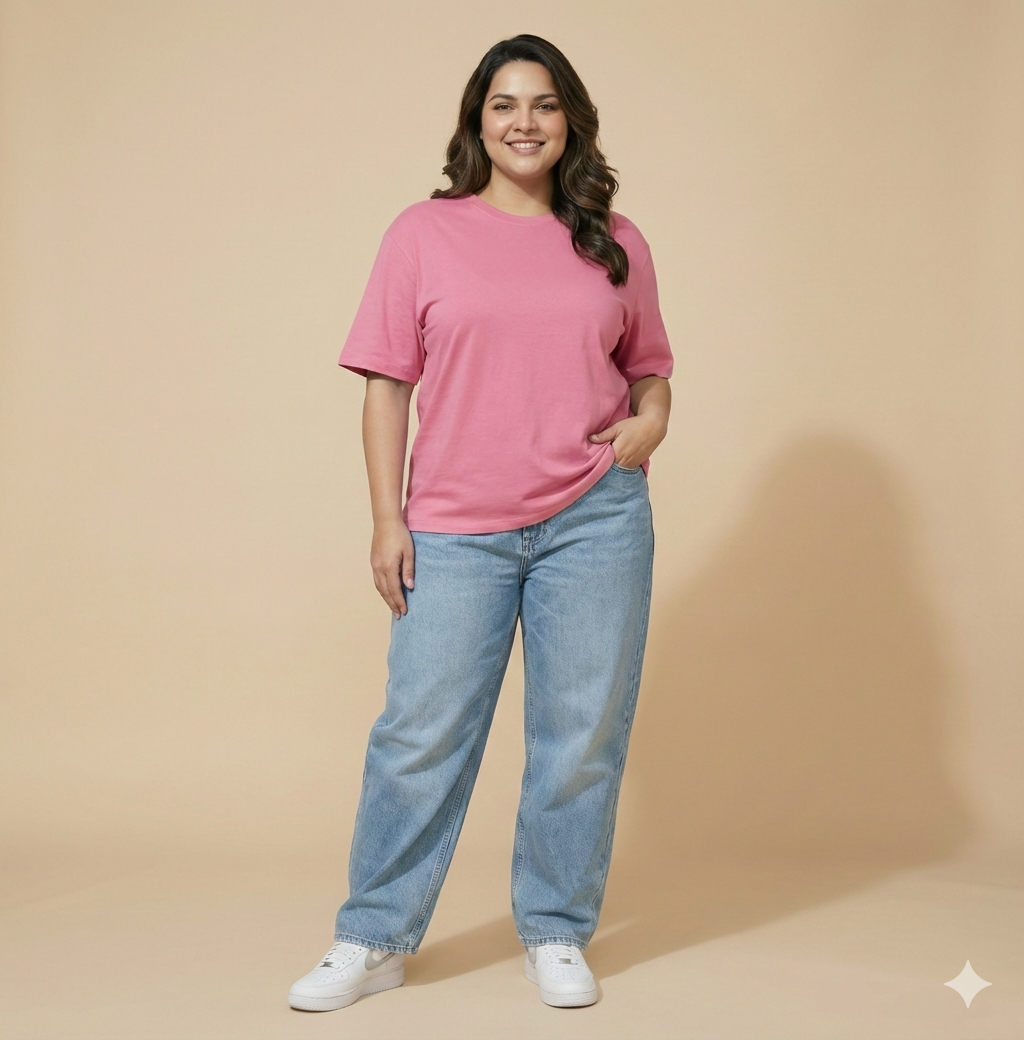 Pink Oversized T-Shirt