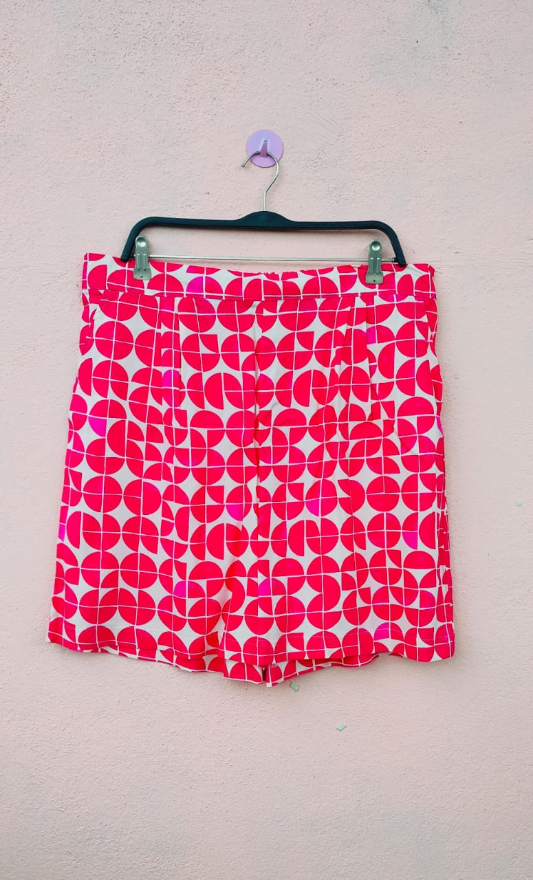 Geometric Print Shorts