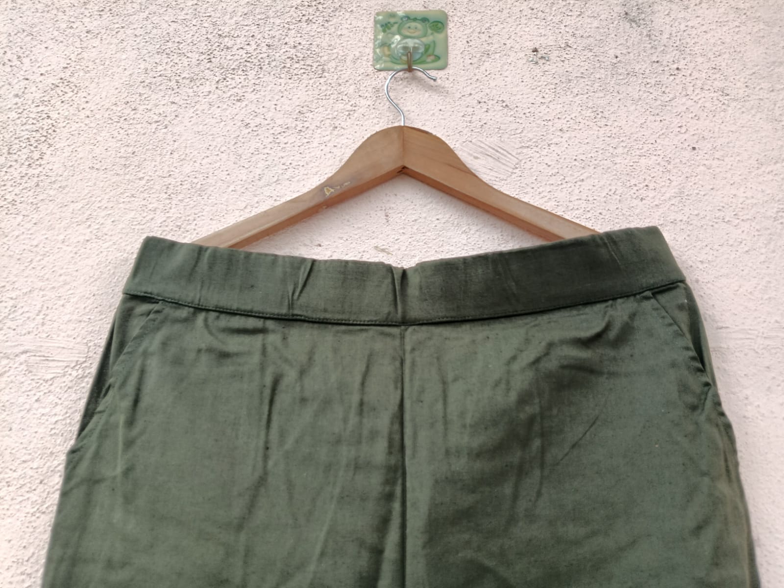 Green Cotton Pants