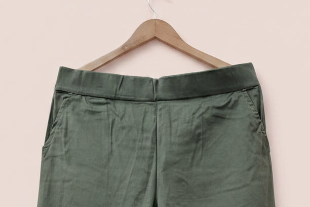 Green Cotton Pants
