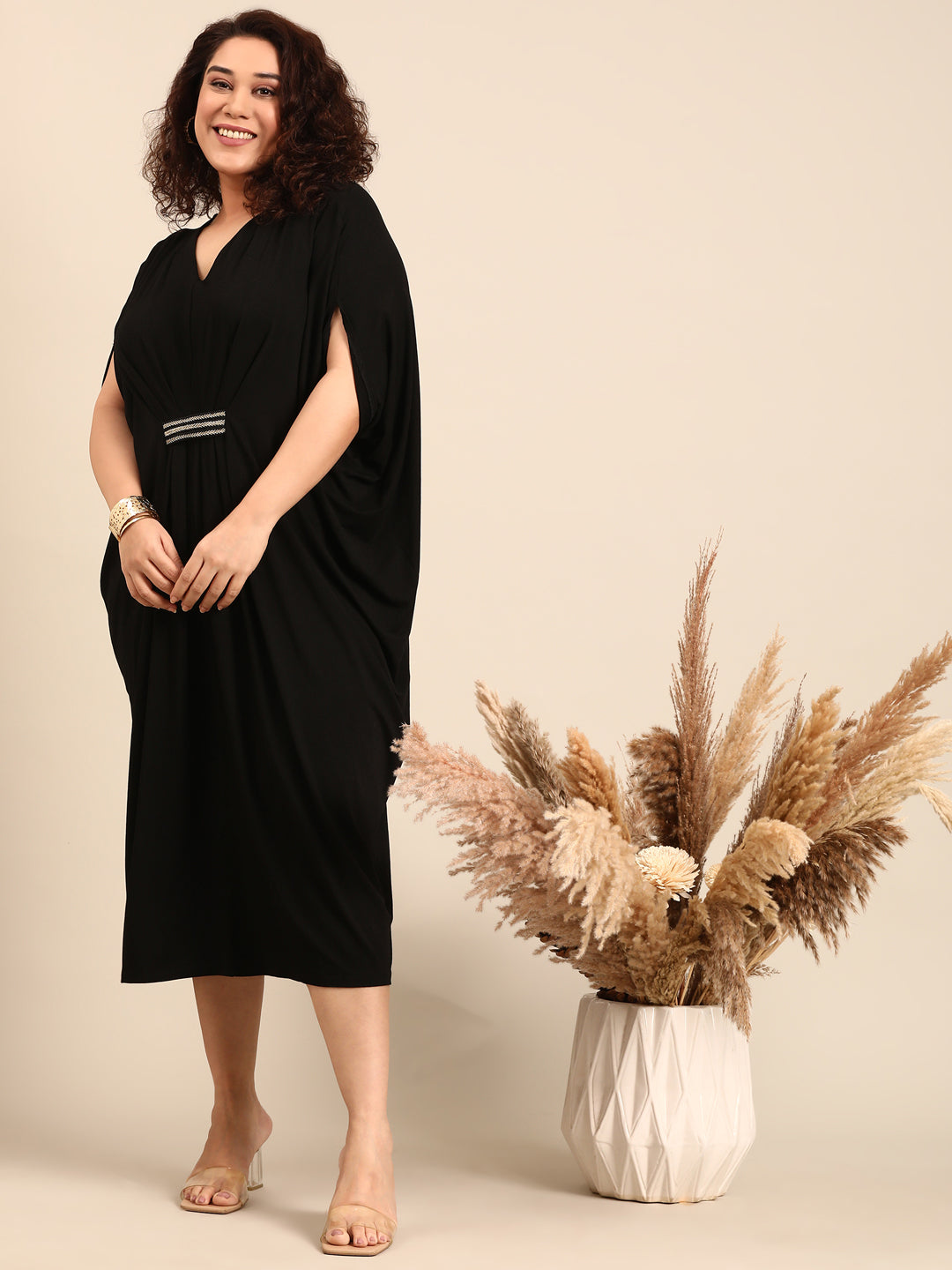 Kaftan Midi Dress