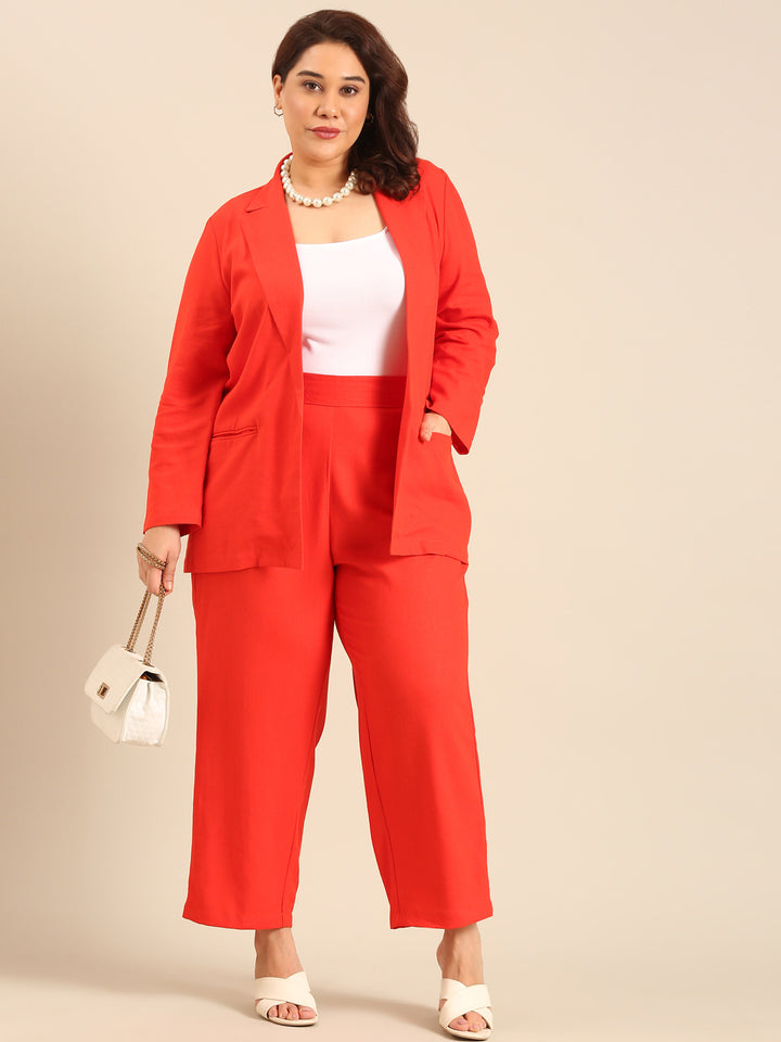 Linen Blazer and Pant Set (2 Piece)