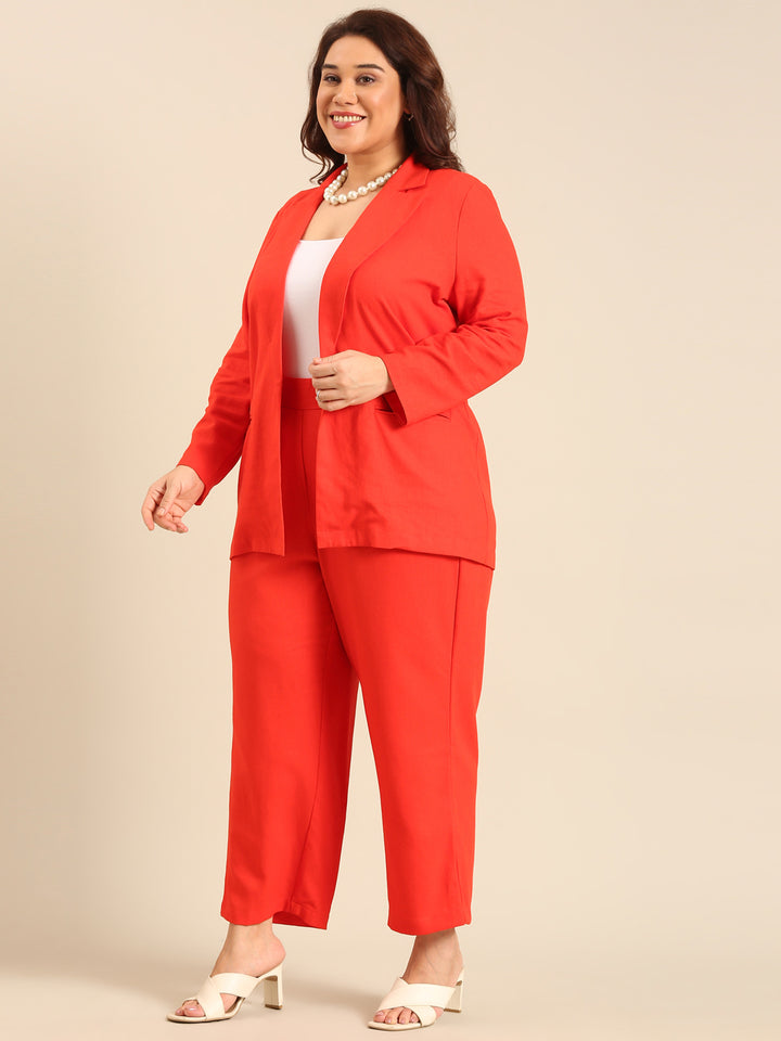 Linen Blazer and Pant Set (2 Piece)