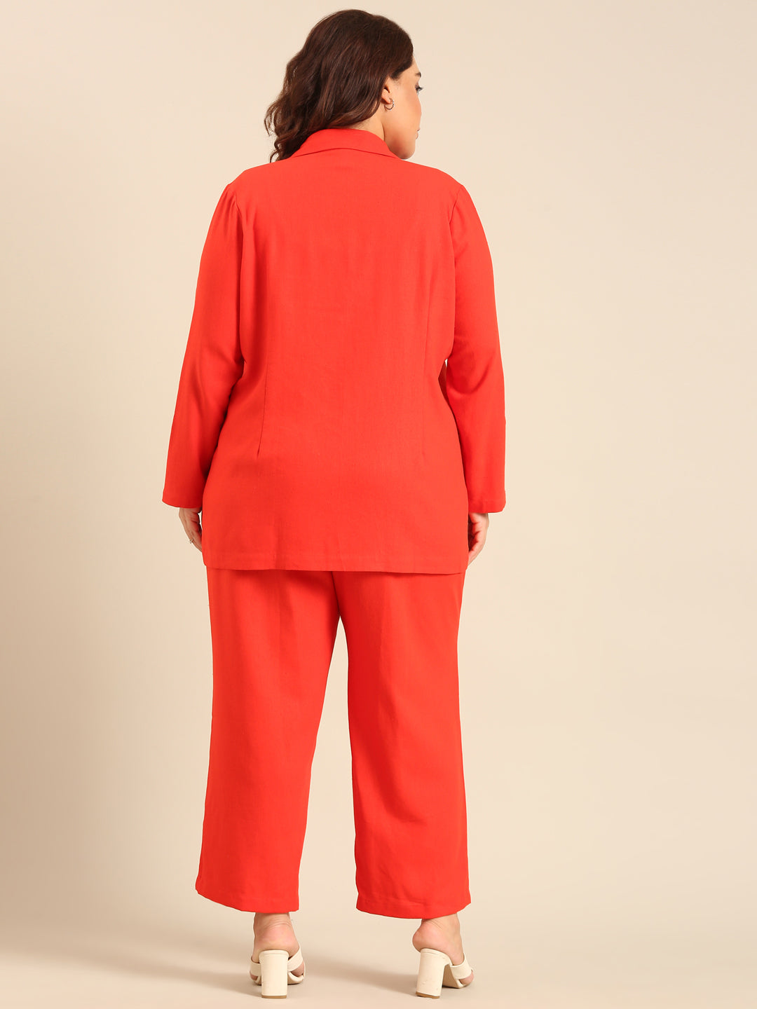 Linen Blazer and Pant Set (2 Piece)