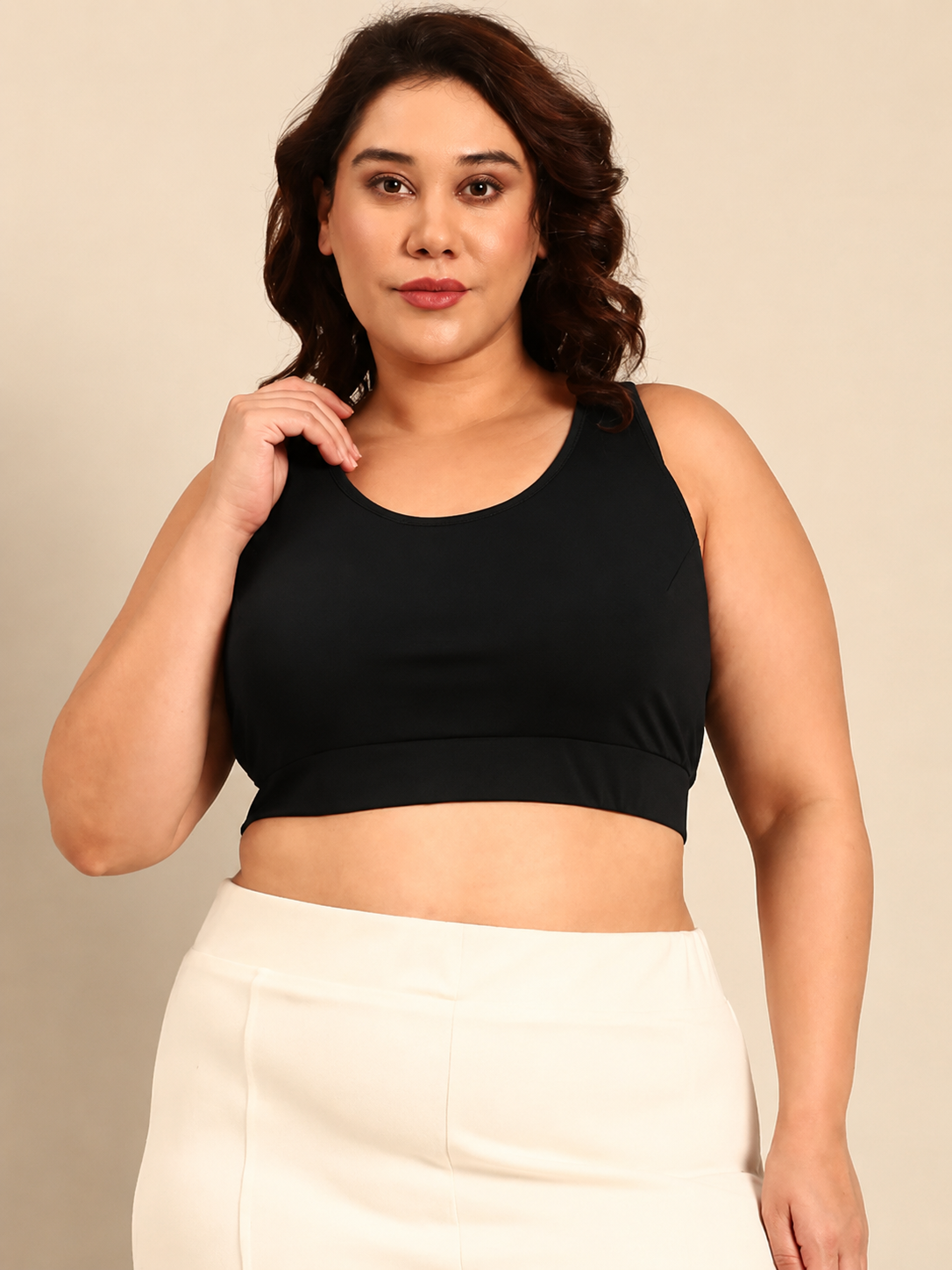 Lounge And Sports Bra-Black