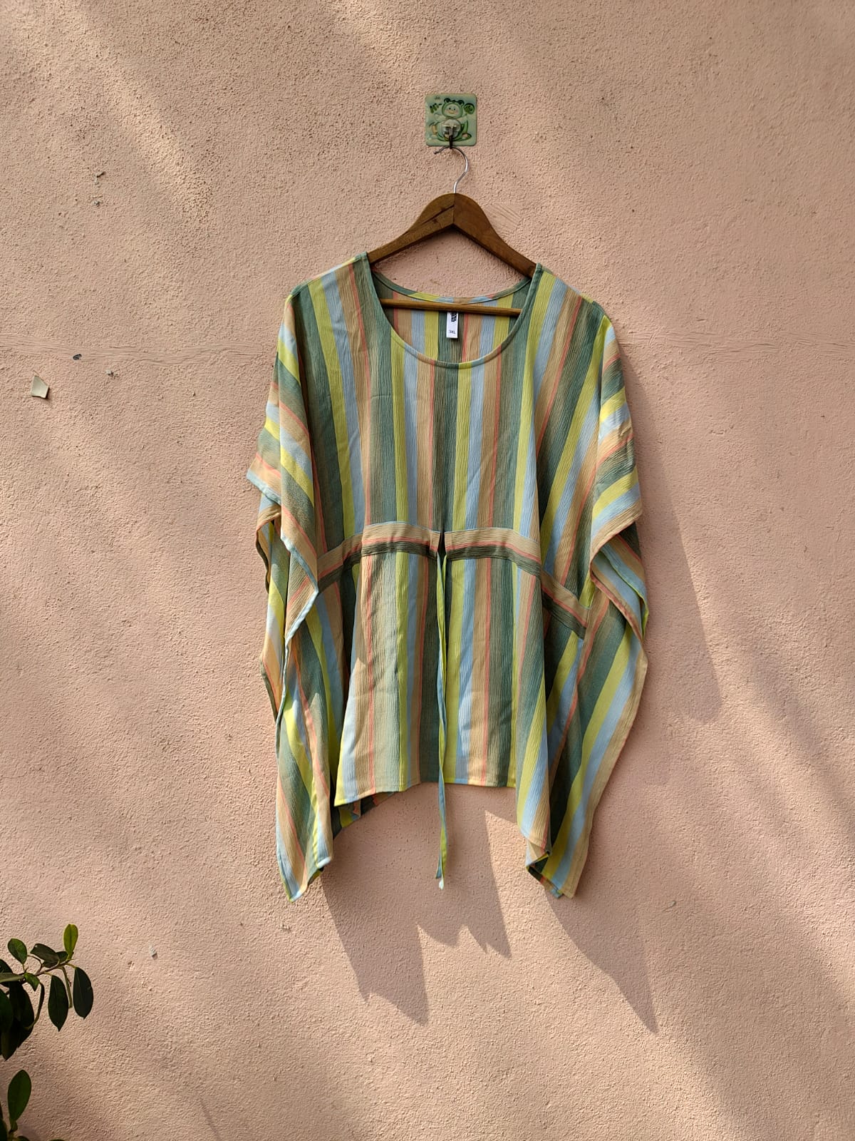 Multicolored Striped Kaftan
