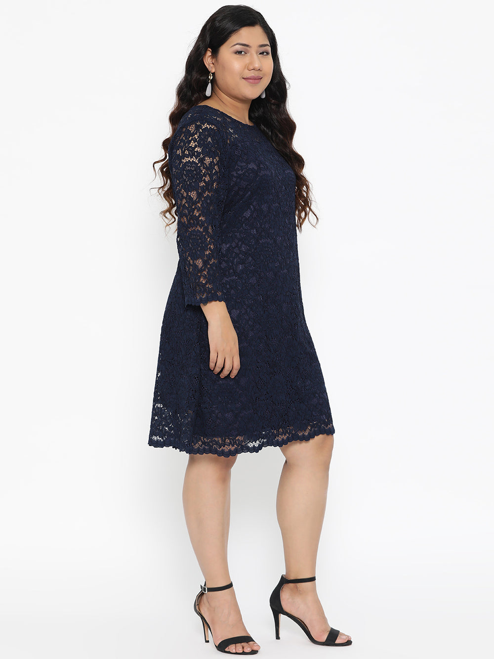 Navy Lace Dress