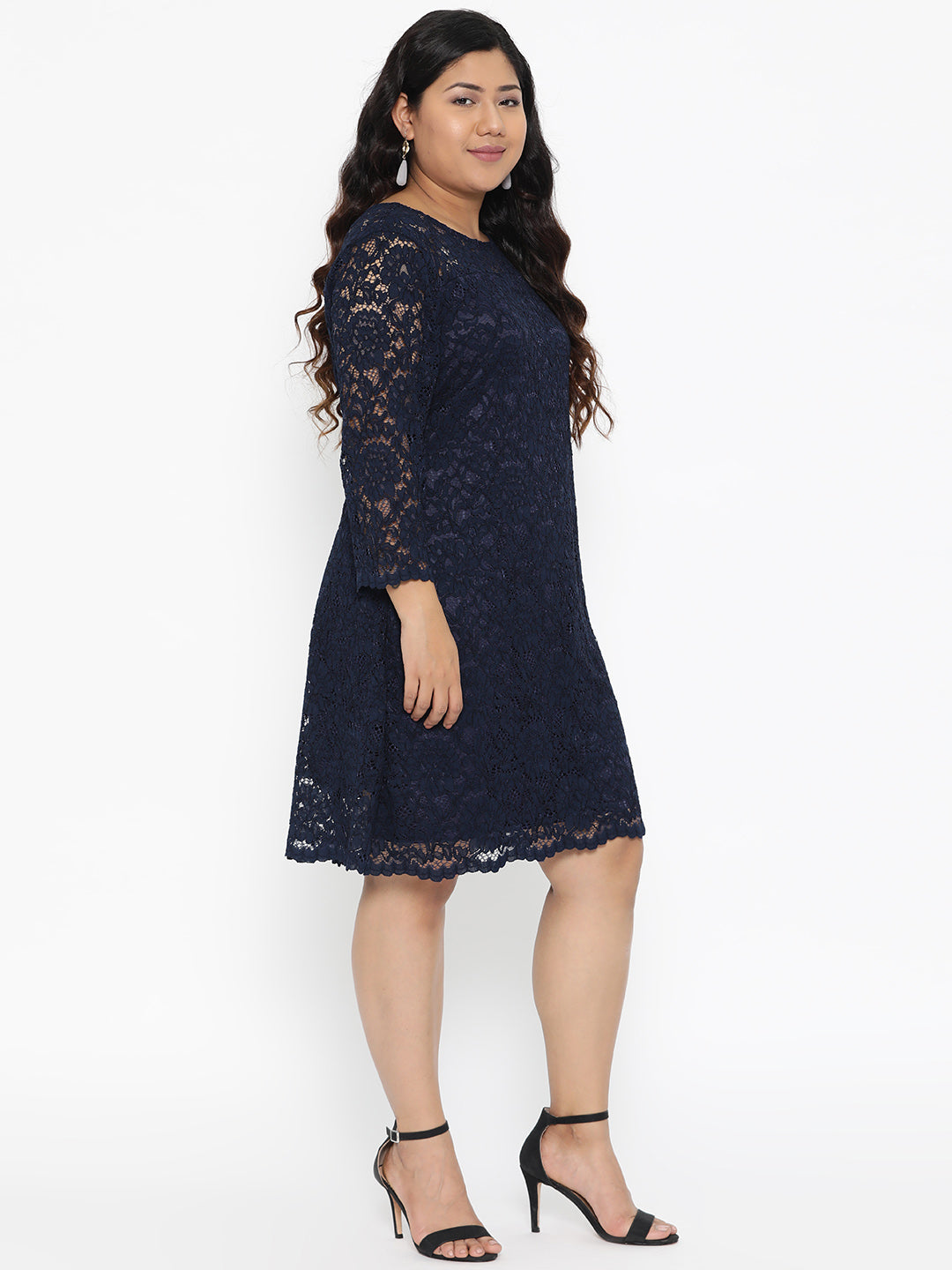 Navy Lace Dress
