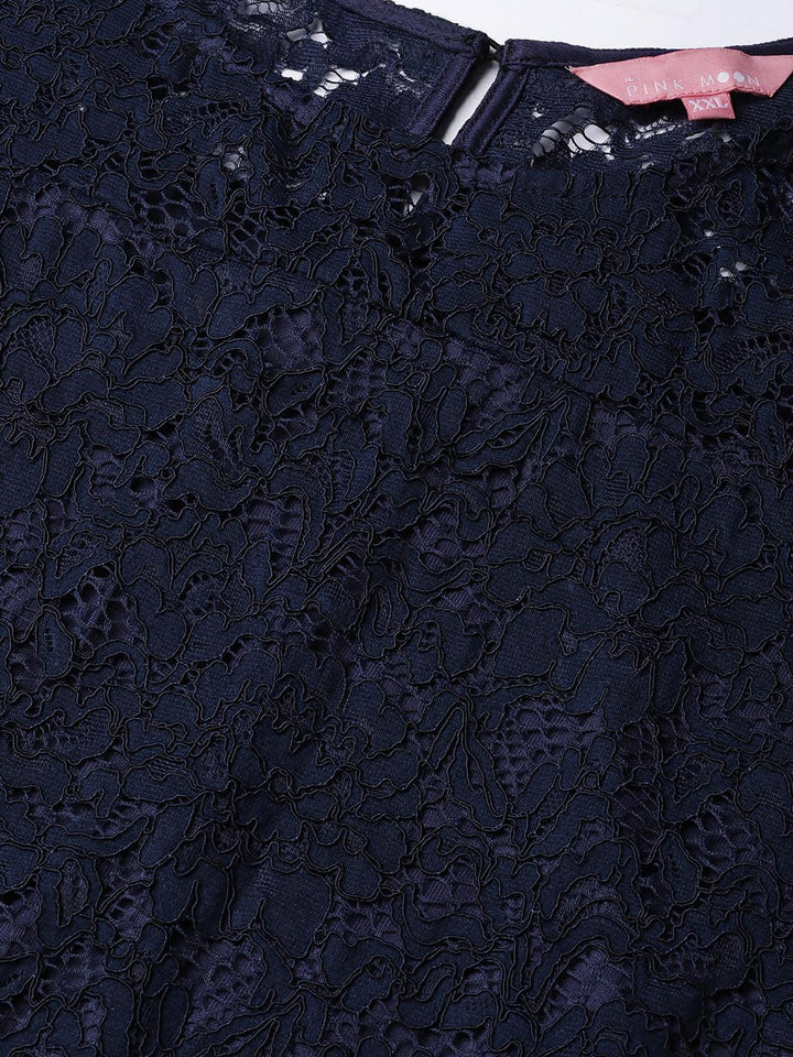 Navy Lace Dress
