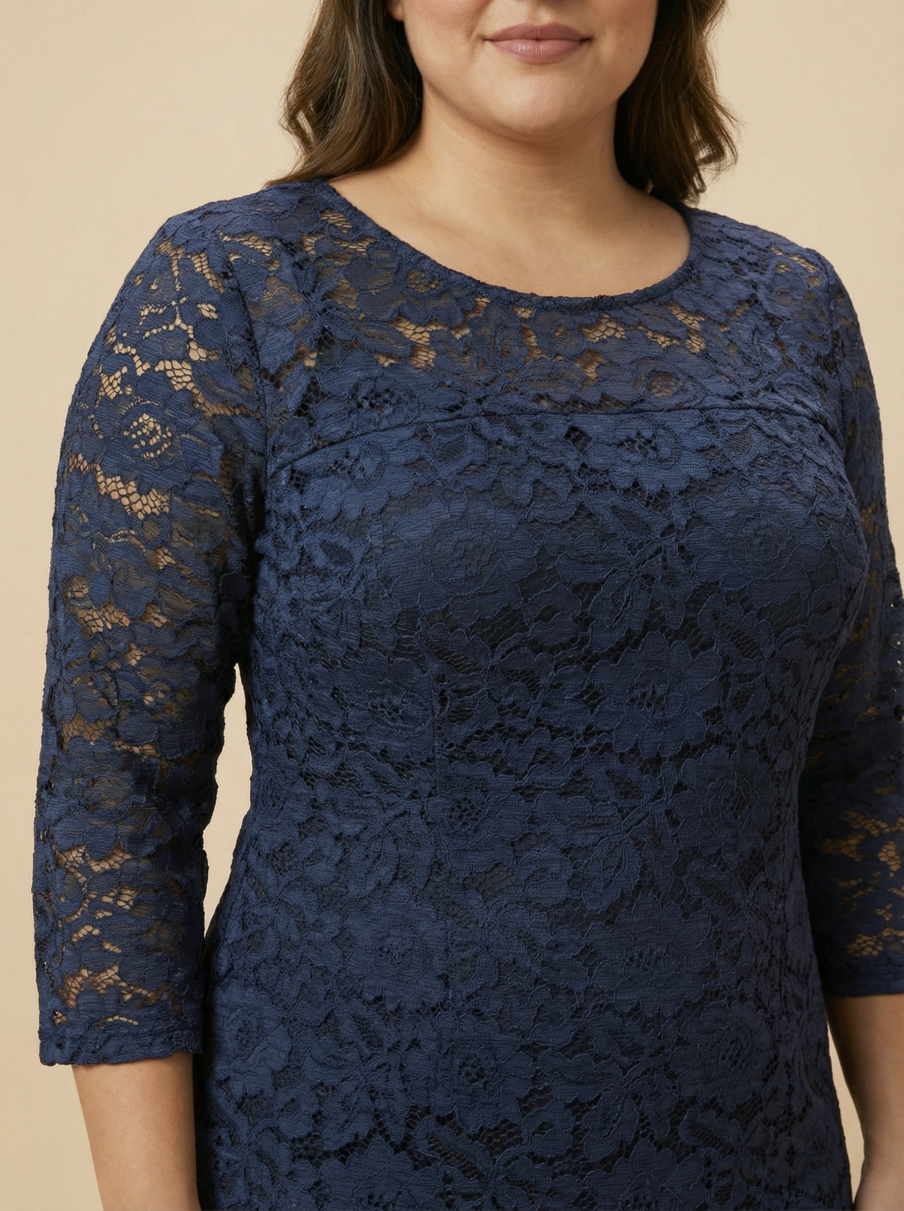 Navy Lace Dress