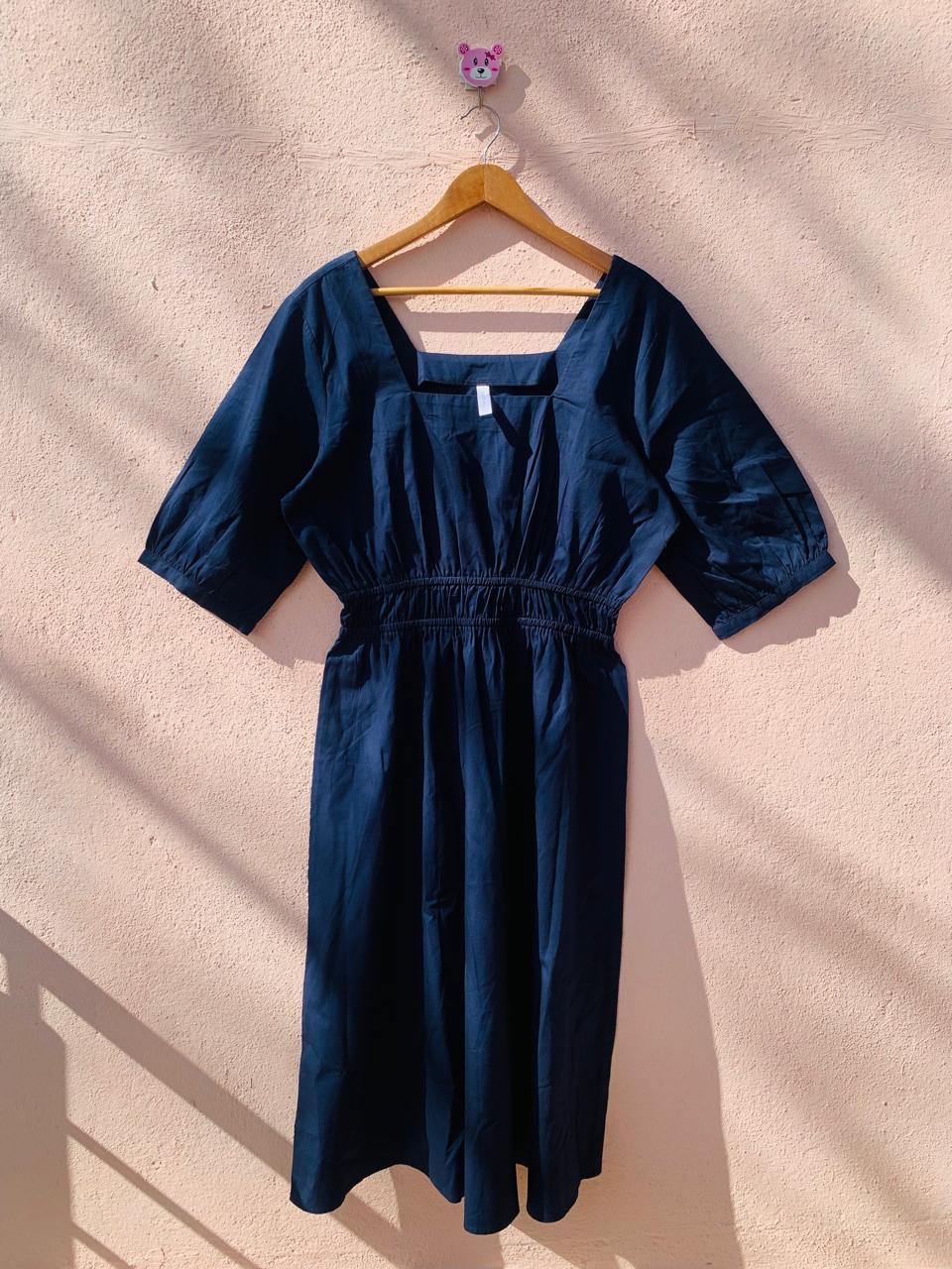 Navy Midi Dress