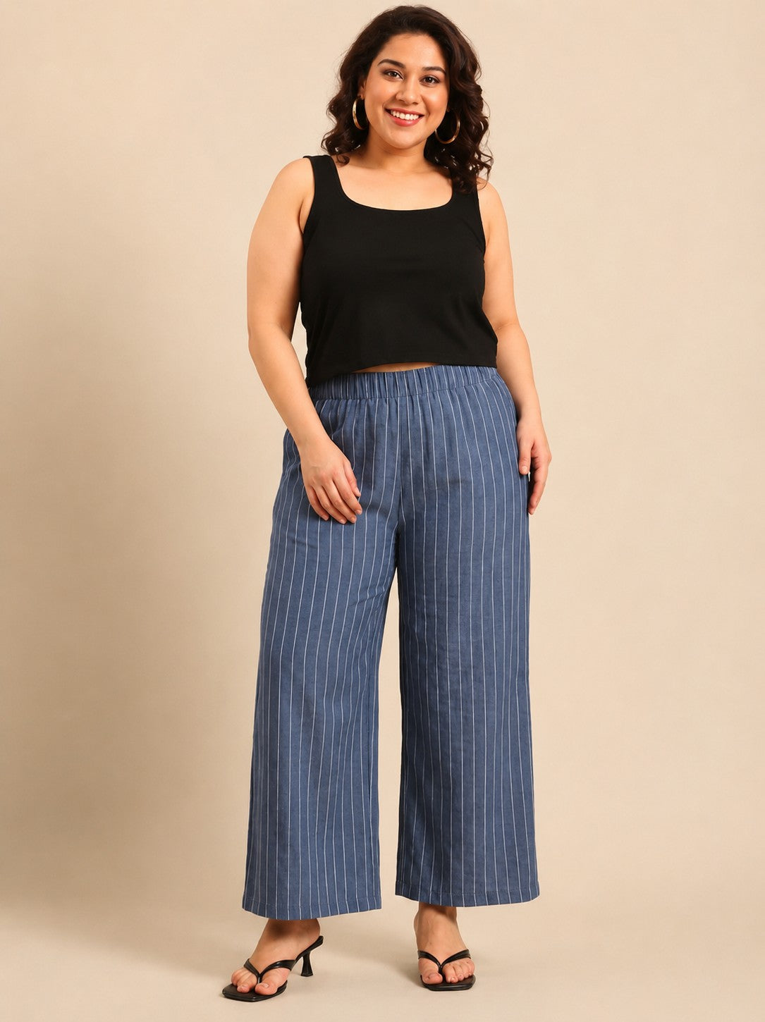 Blue Stripe Palazzo