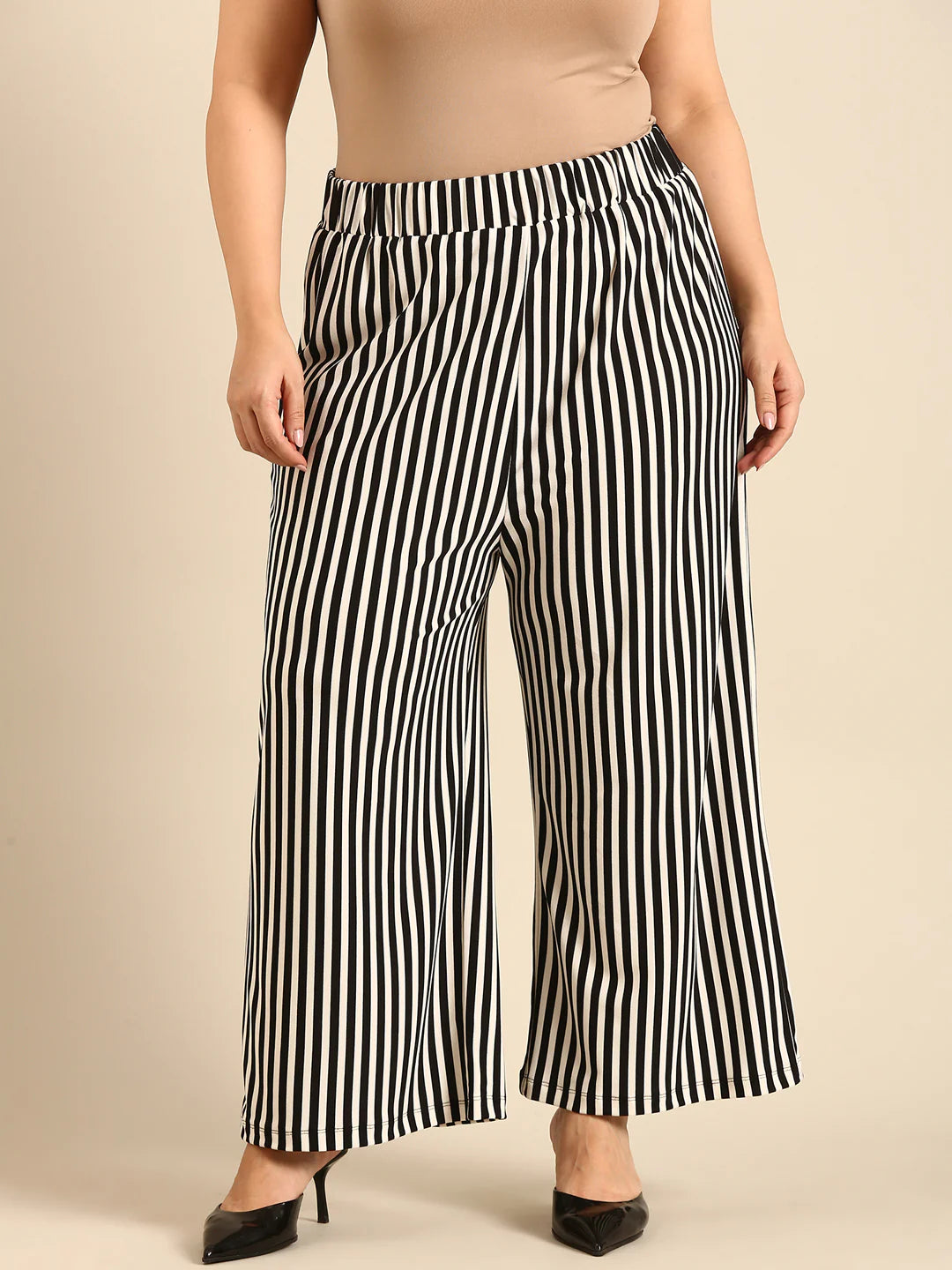 Black Shirt & Palazzo Co-ord Set (2 piece)