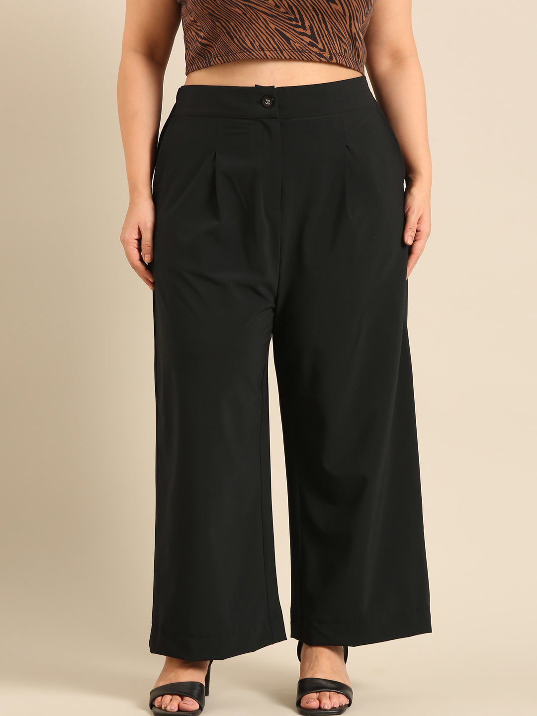 Plus Size Waistcoat and Pant Co-ord Set (2 Piece)