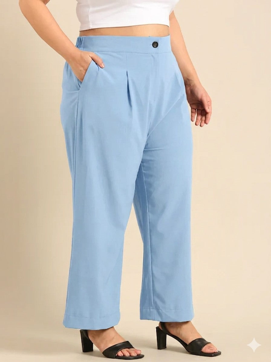 Light Blue Korean Pants