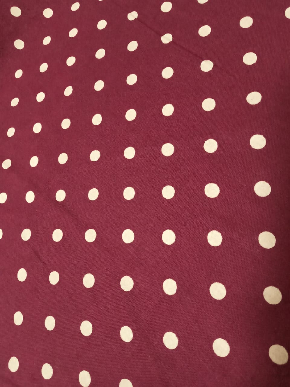 Polka Dot Linen Top