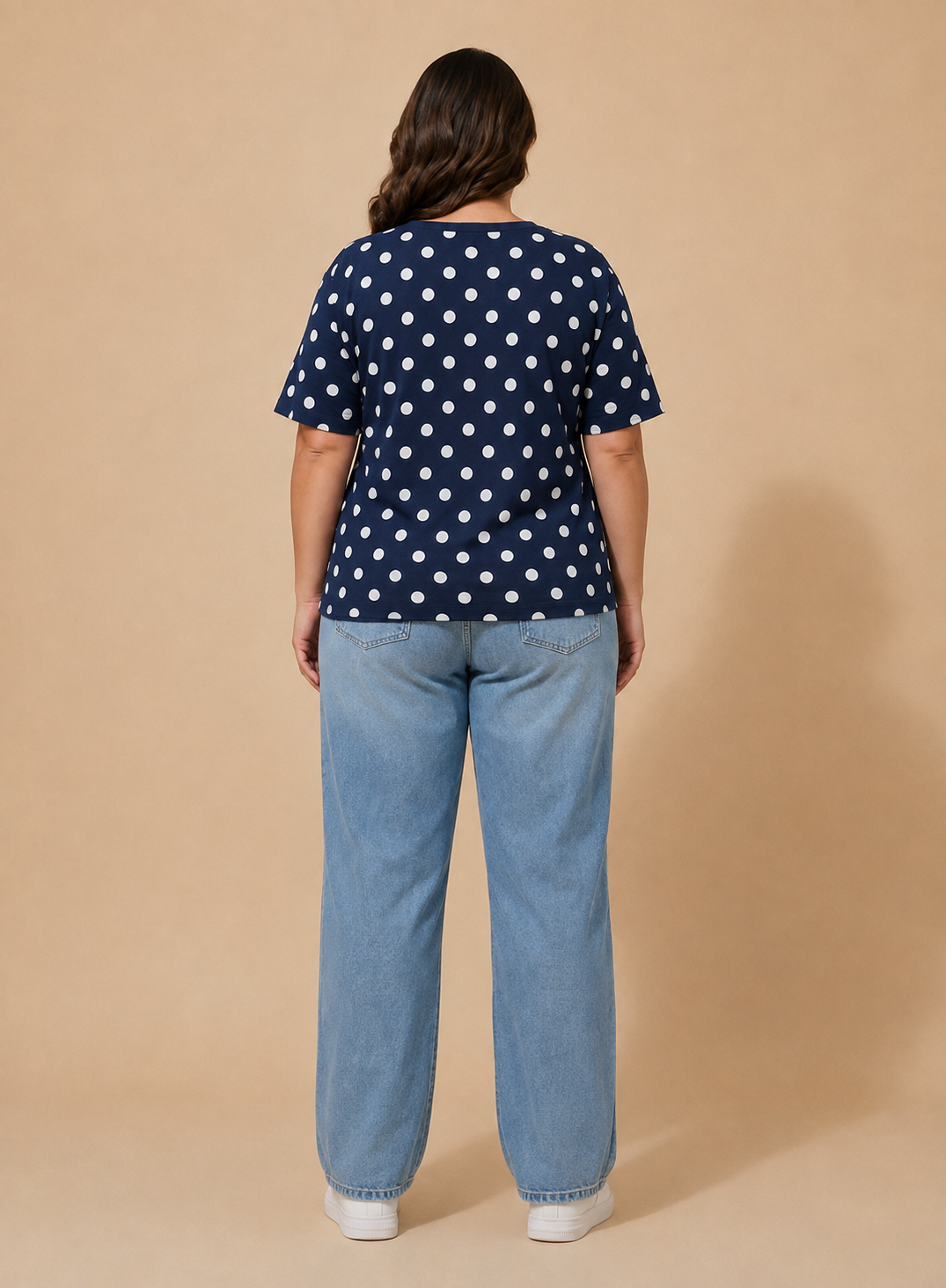 Polka Dot Oversized T-Shirt